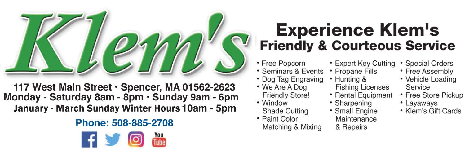 Klem's Spencer, MA Pet Supplies