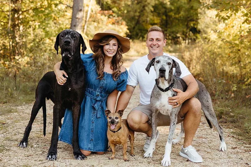 Dr. Danielle Opetz and family