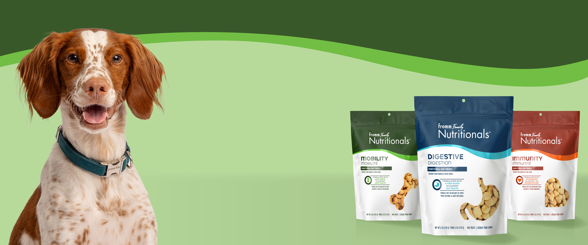Achetez un sac de gâteries Fromm Nutritionals pour chiens, obtenez-en un de valeur égale ou inférieure GRATUITEMENT
