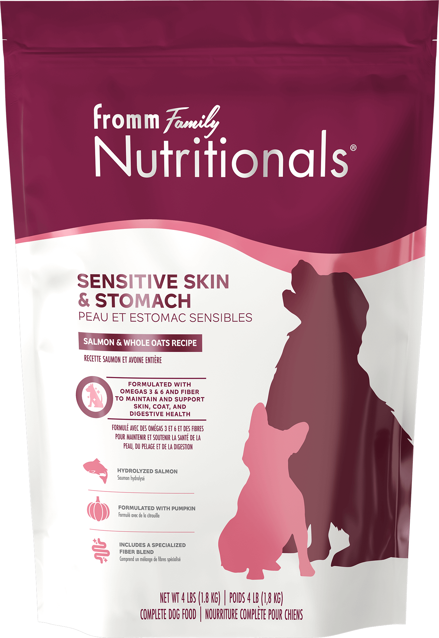 Nutritionals Sensitive Skin & Stomach Salmon & Whole Oats Recipe