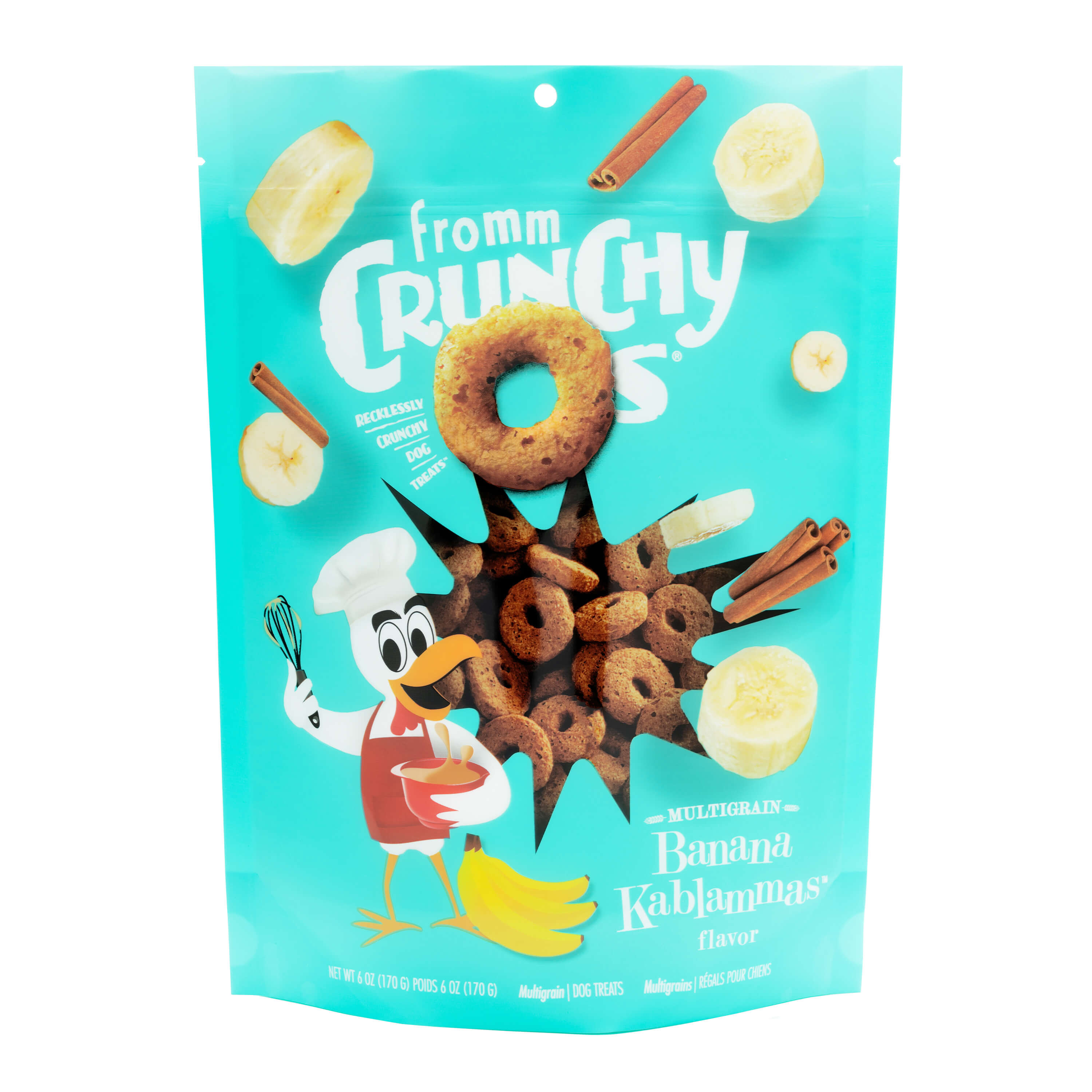 Crunchy Os Banana Kablammas Flavor Dog Treats