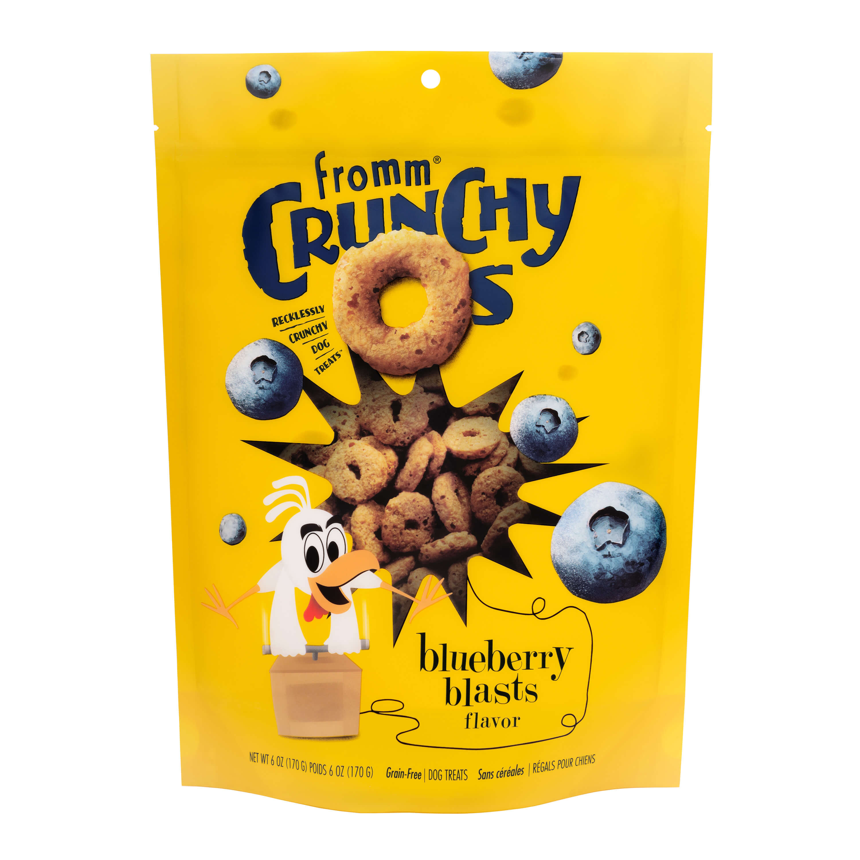 Crunchy Os Blueberry Blasts Flavor Dog Treats