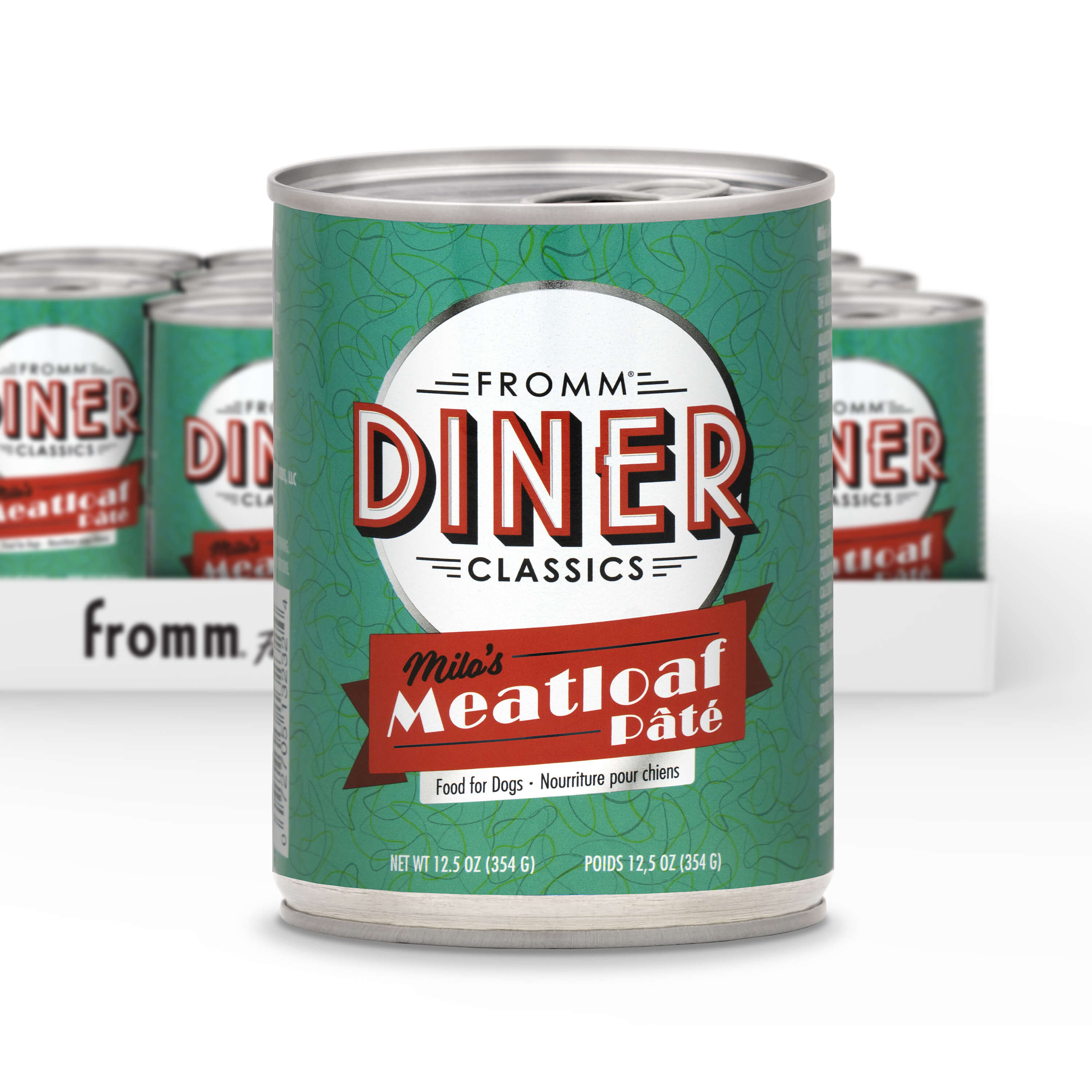 Diner Classics Milo's Meatloaf Pâté Wet Dog Food