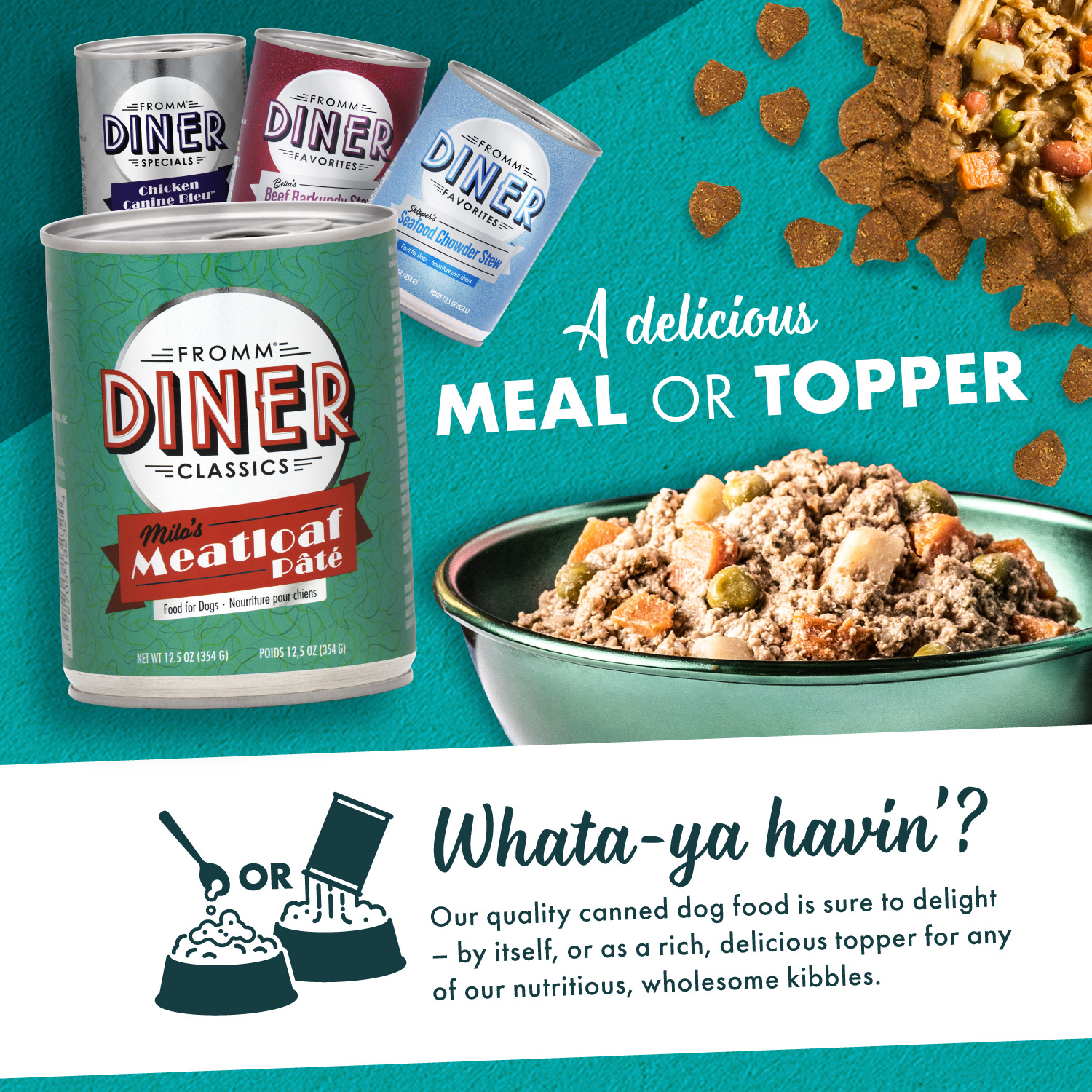 Fromm® Diner Classics Milo's Meatloaf Pâté Dog Food | GoFromm.com