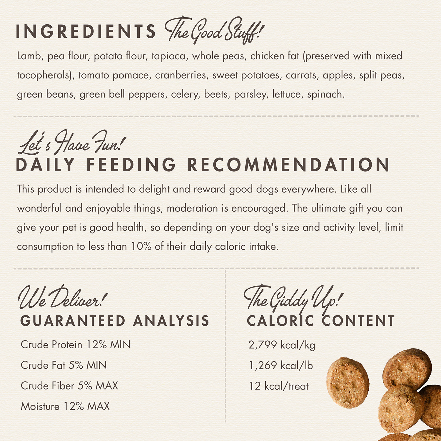 Fromm Four-Star Nutritionals® Lamb with Cranberry Recipe Treats
