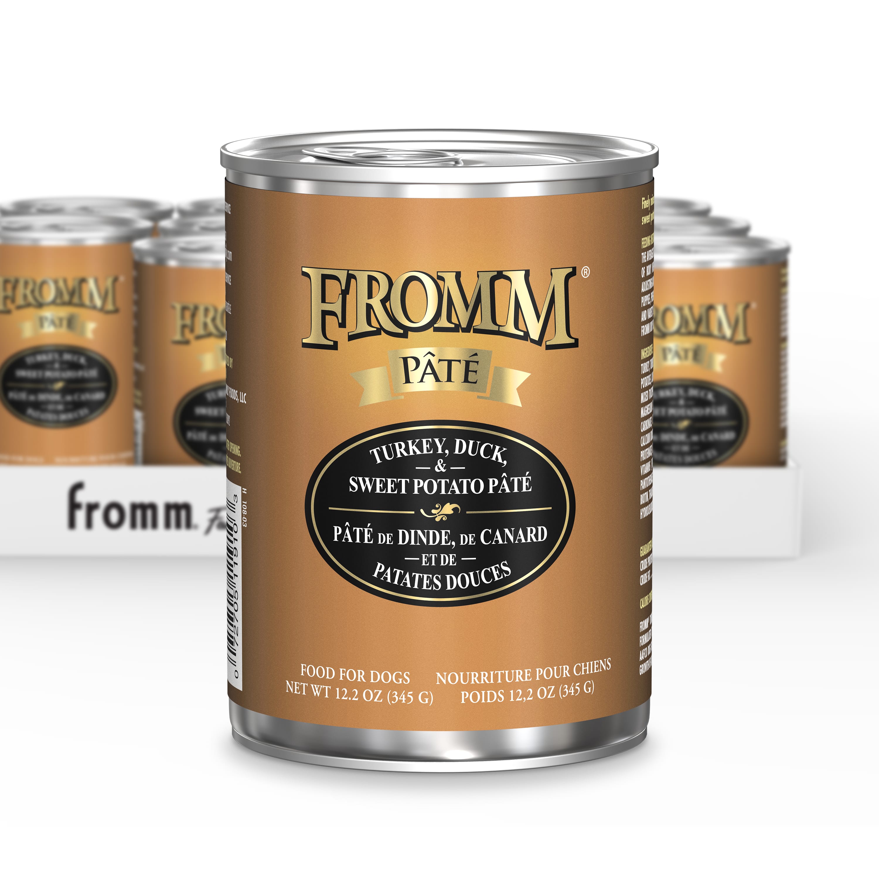 Fromm Pâté Turkey, Duck, & Sweet Potato Pâté Wet Dog Food