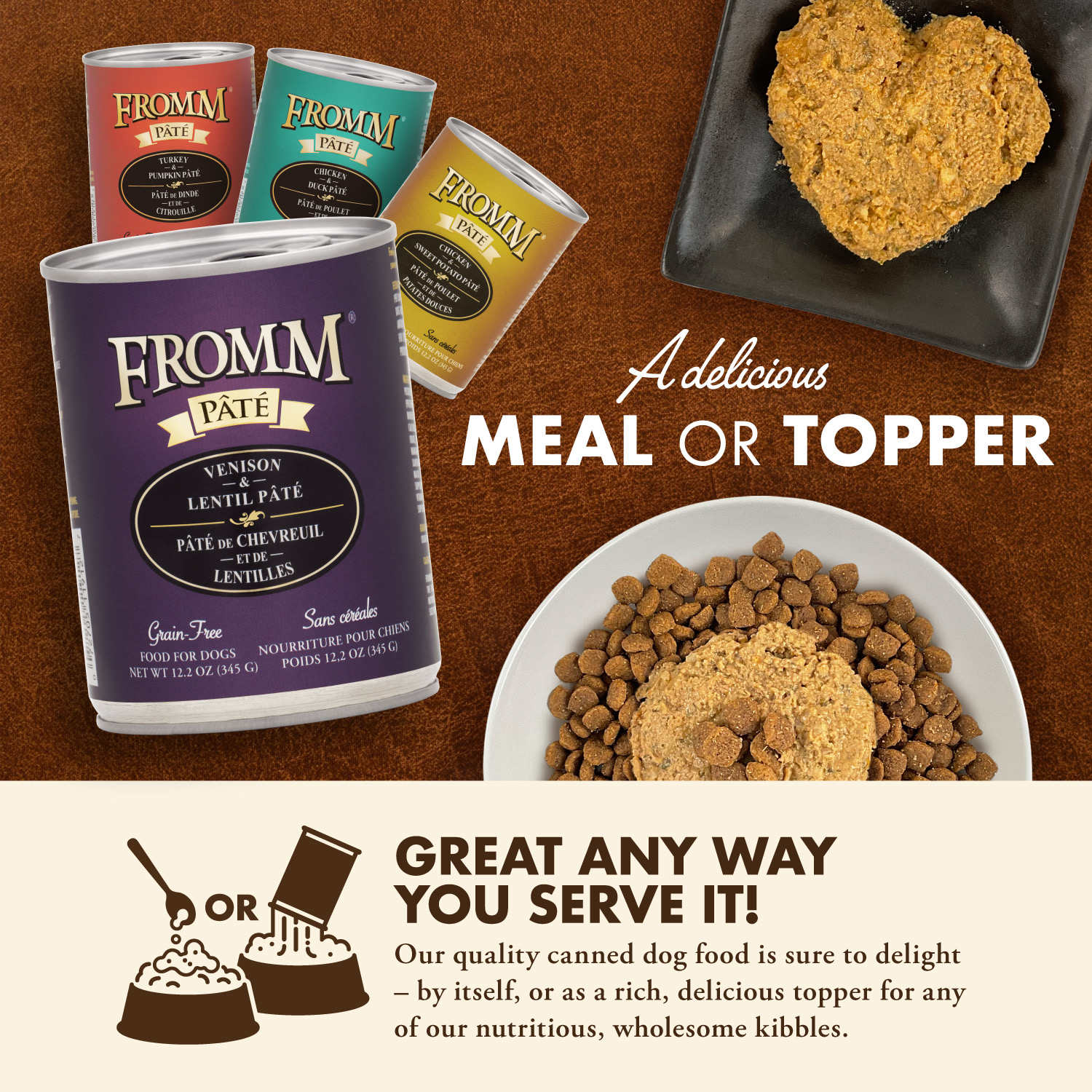 Venison & Lentil Pâté Dog Food | GoFromm.com - Fromm Pet Food