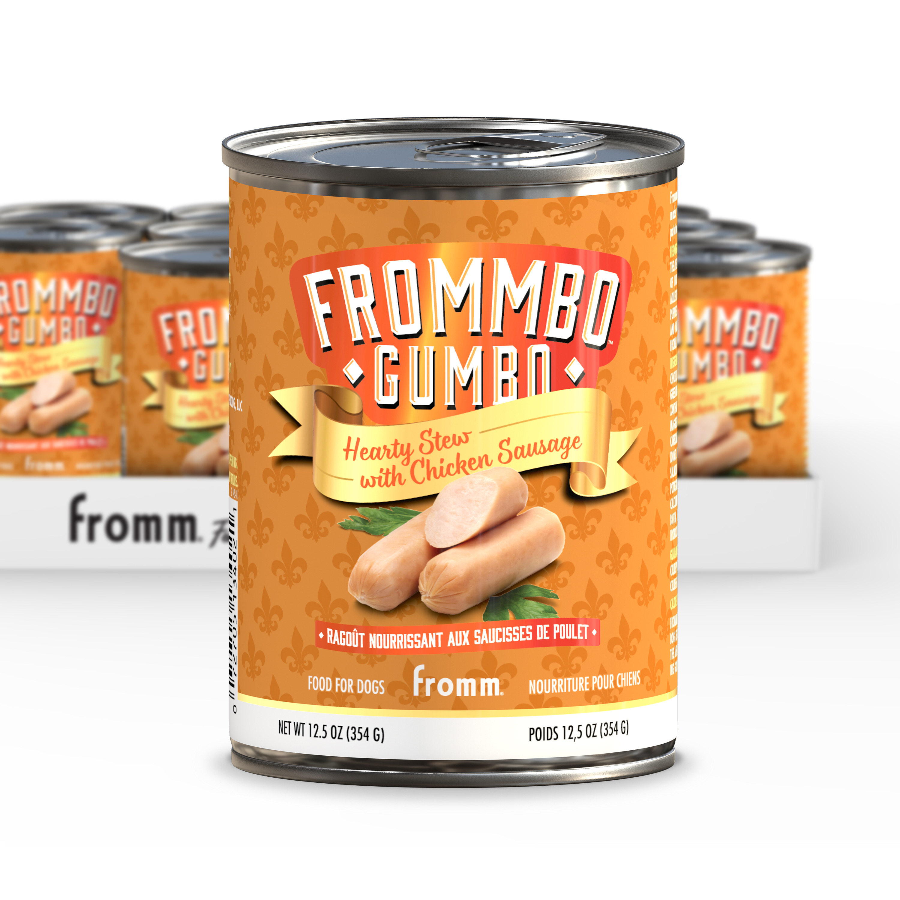 Frommbo Gumbo Hearty Stew with Chicken Sausage Wet Dog Food