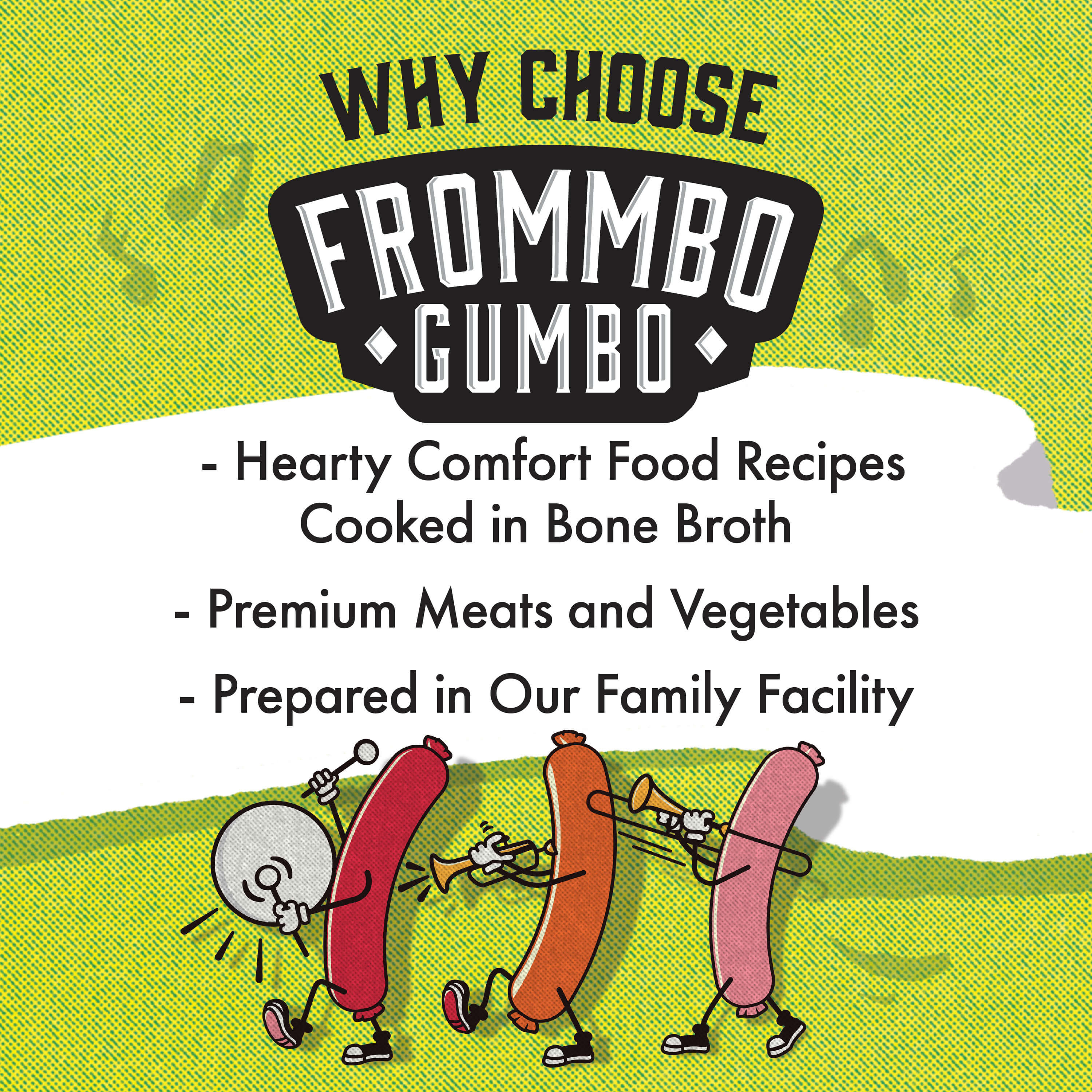 Frommbo™ Gumbo Hearty Stew with Pork Sausage Food for Dogs