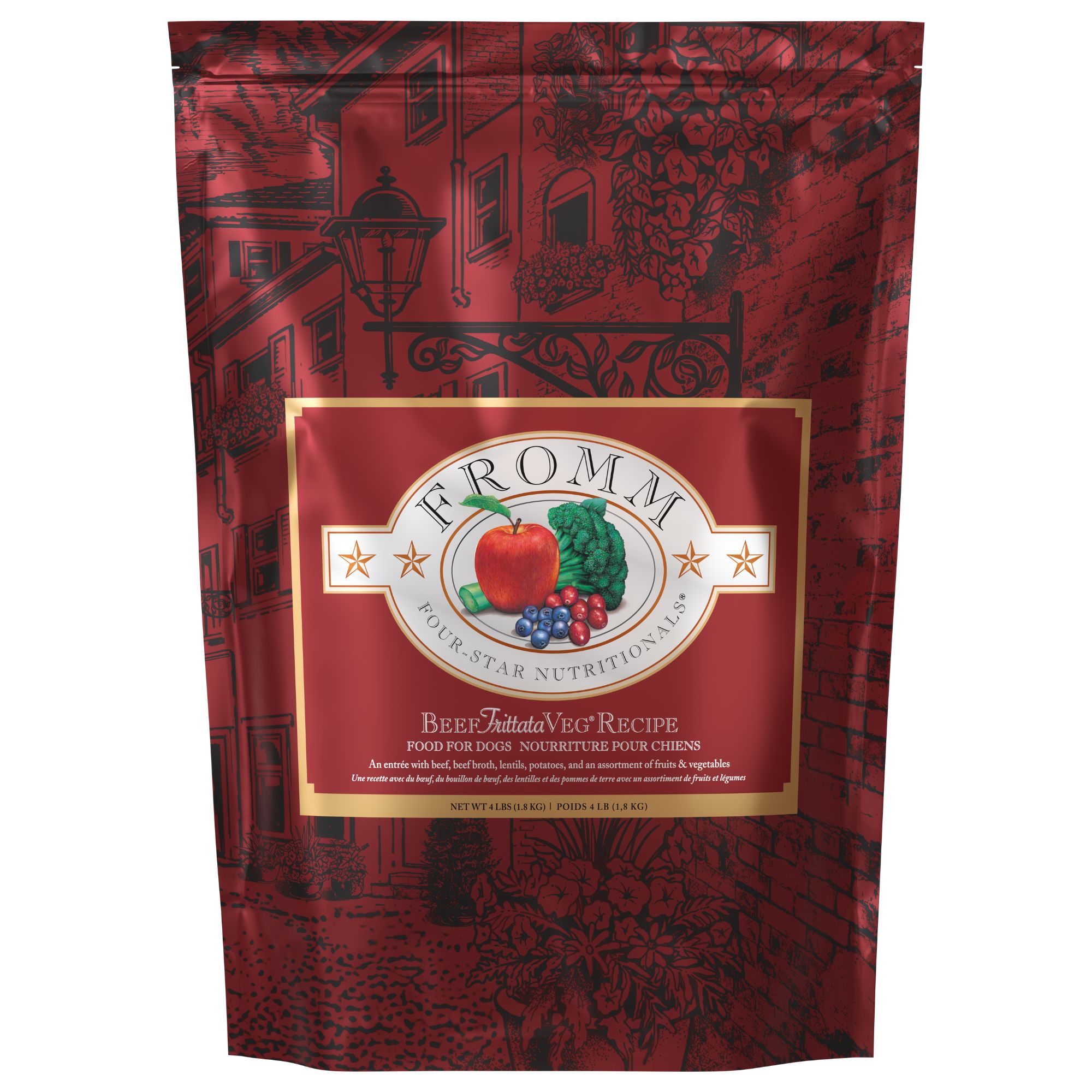 Four-Star Beef Frittata Veg® Recipe Dry Dog Food